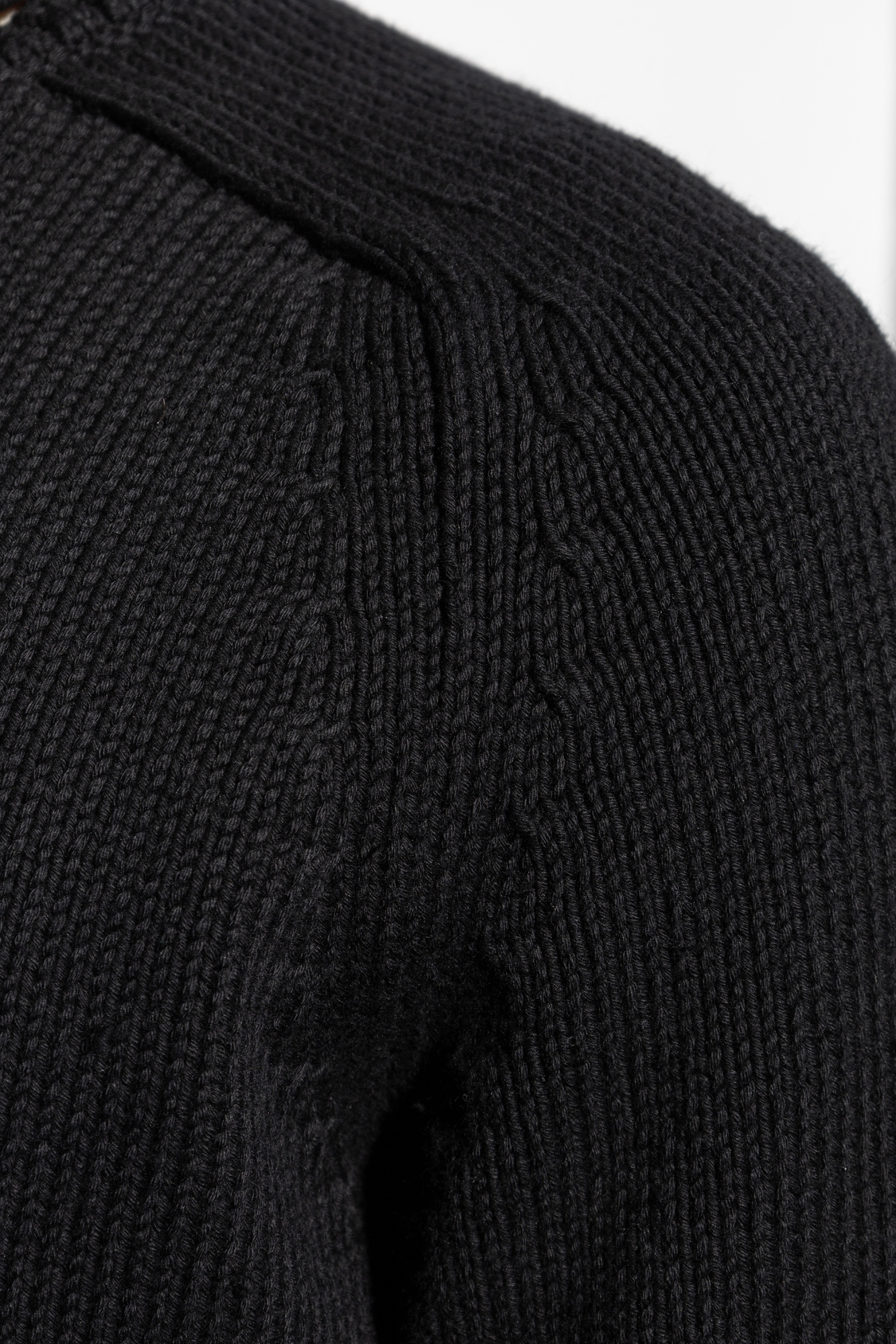 Saint Laurent Raw-trimmed woven sweater | Men's | Vitkac